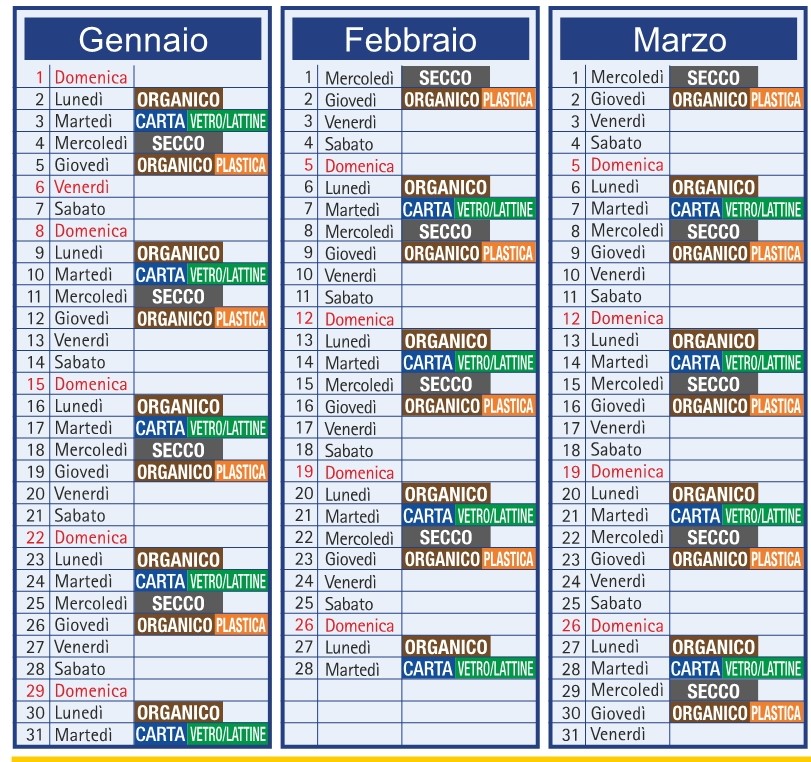 LURATE CACCIVIO CALENDARIO A3 2023 31