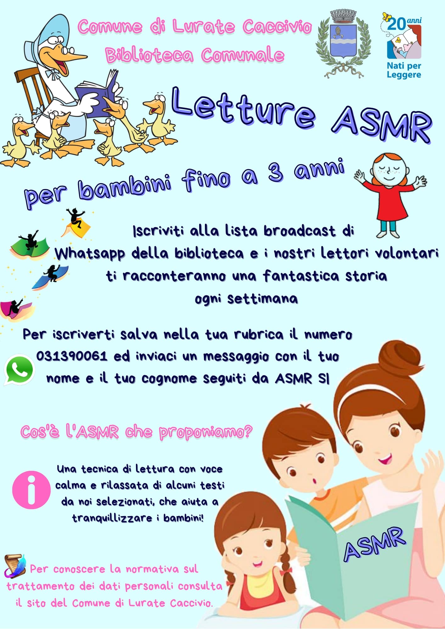 Locandina ASMR bambini