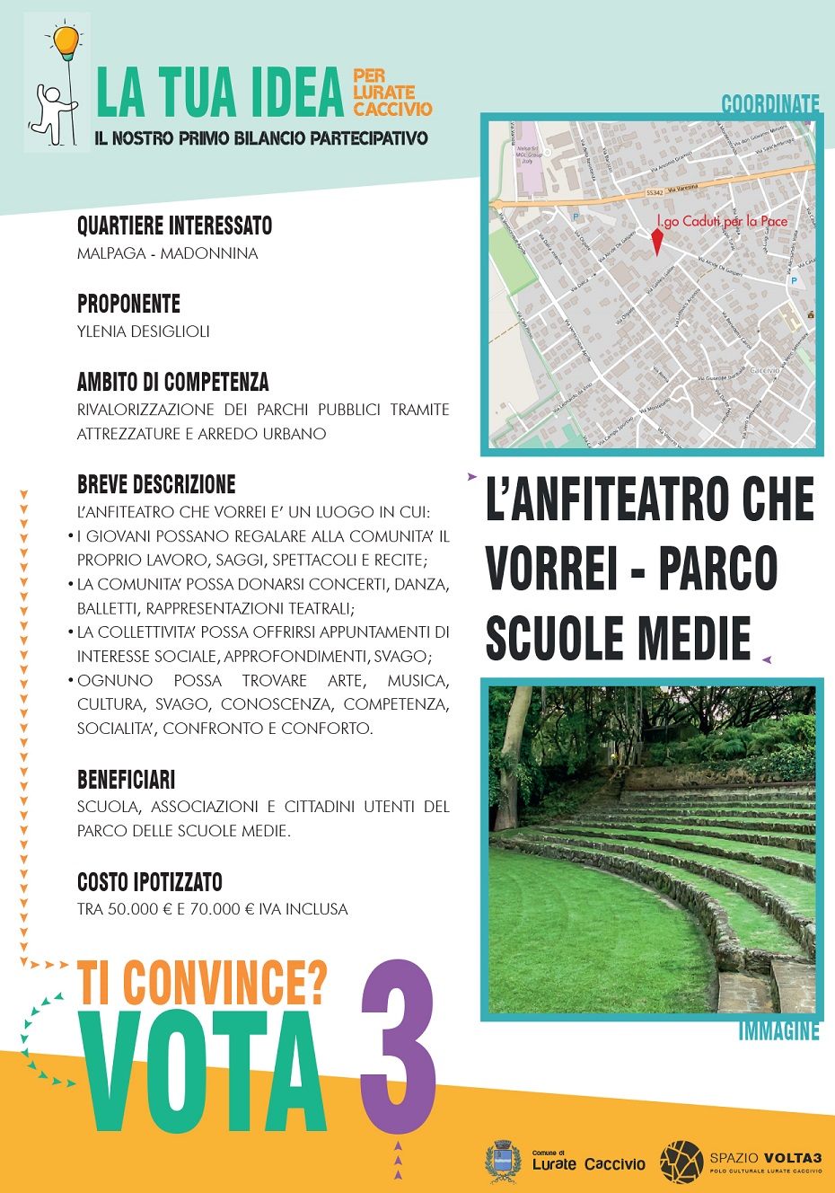 3 Lanfiteatro che vorrei parco scuole medie